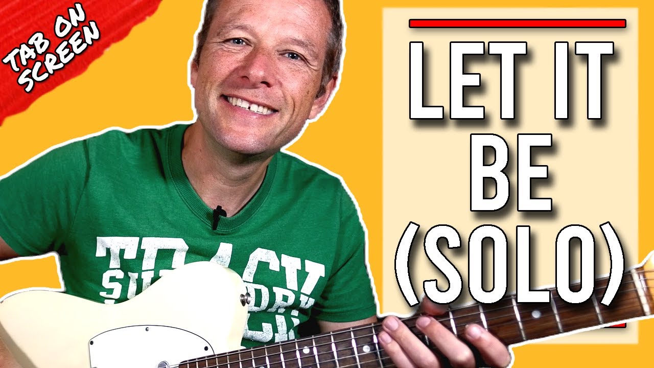 Let it Be Solo Guitar Lesson | The Beatles