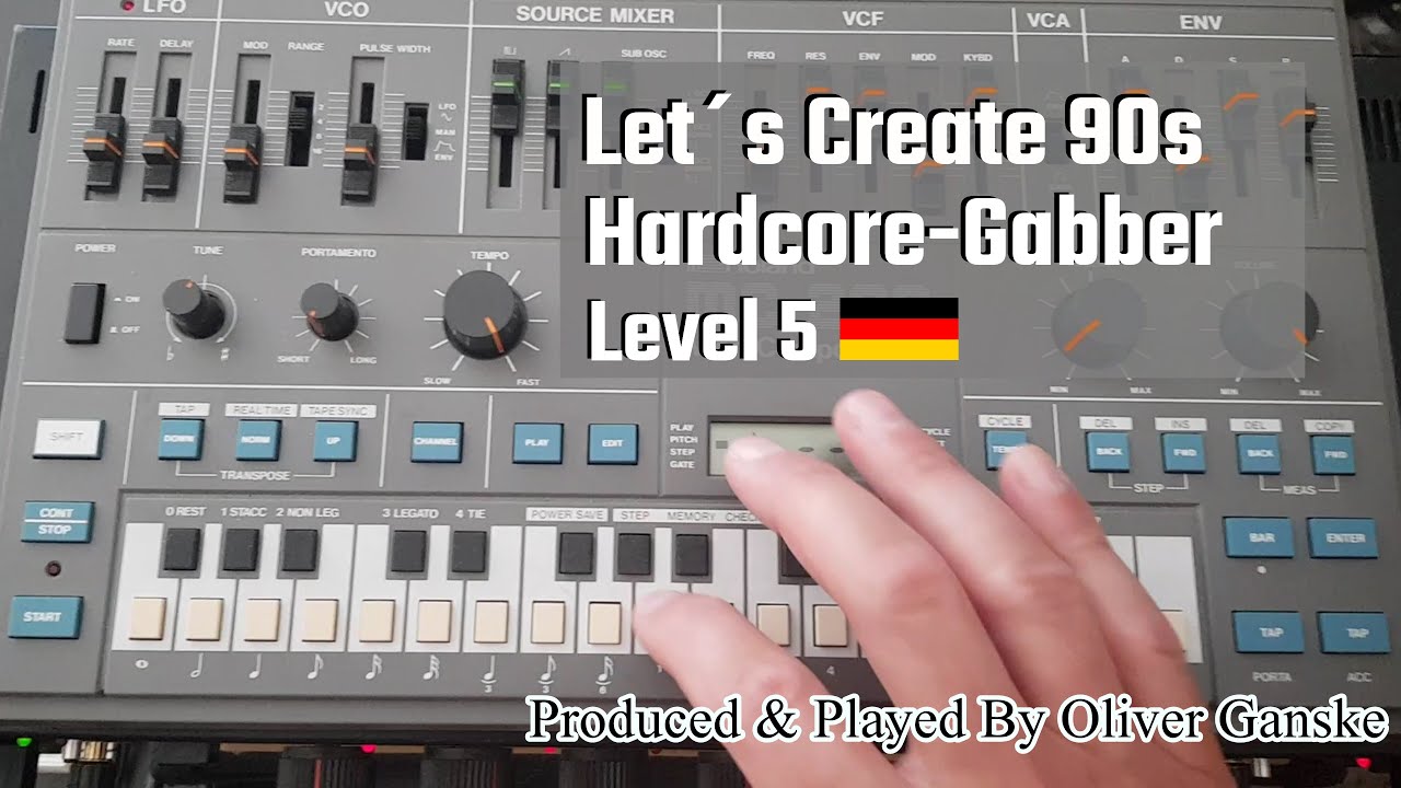 Let´s Create 90s Hardcore & Gabber 💀 German Hardest  🇩🇪  Techno Level 5  💀 Live 💀 O S T c o r e