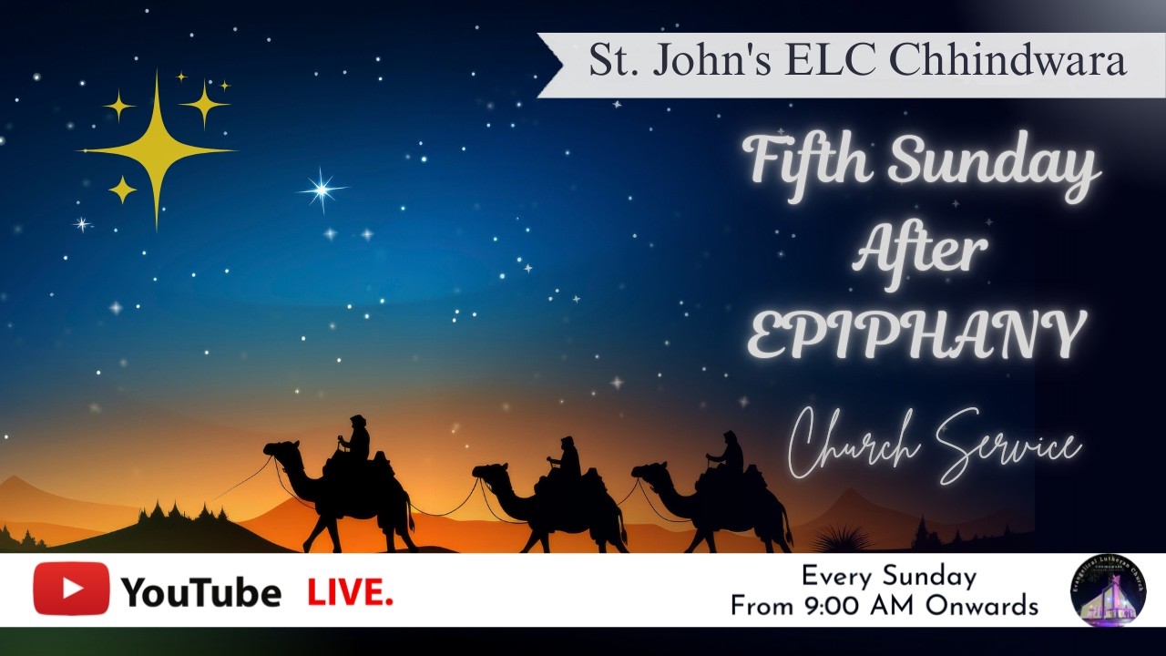 Fifth Sunday after the Epiphany | Holy Communion Service LIVE | Feb 08, 2026 | 09:00 AM