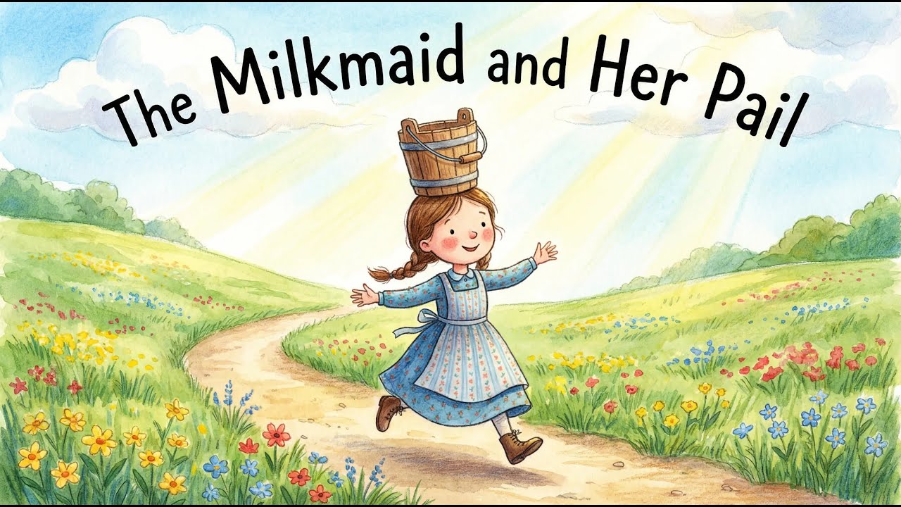 Reading Report｜The Milkmaid And Her Pail｜Bilingual Story｜StoryTime Kids ｜EP31
