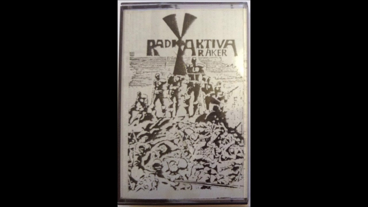 Radioaktiva Räker  -  Ur Askan Ur Elden  (Cassette)  -  Svensk Punk  1991