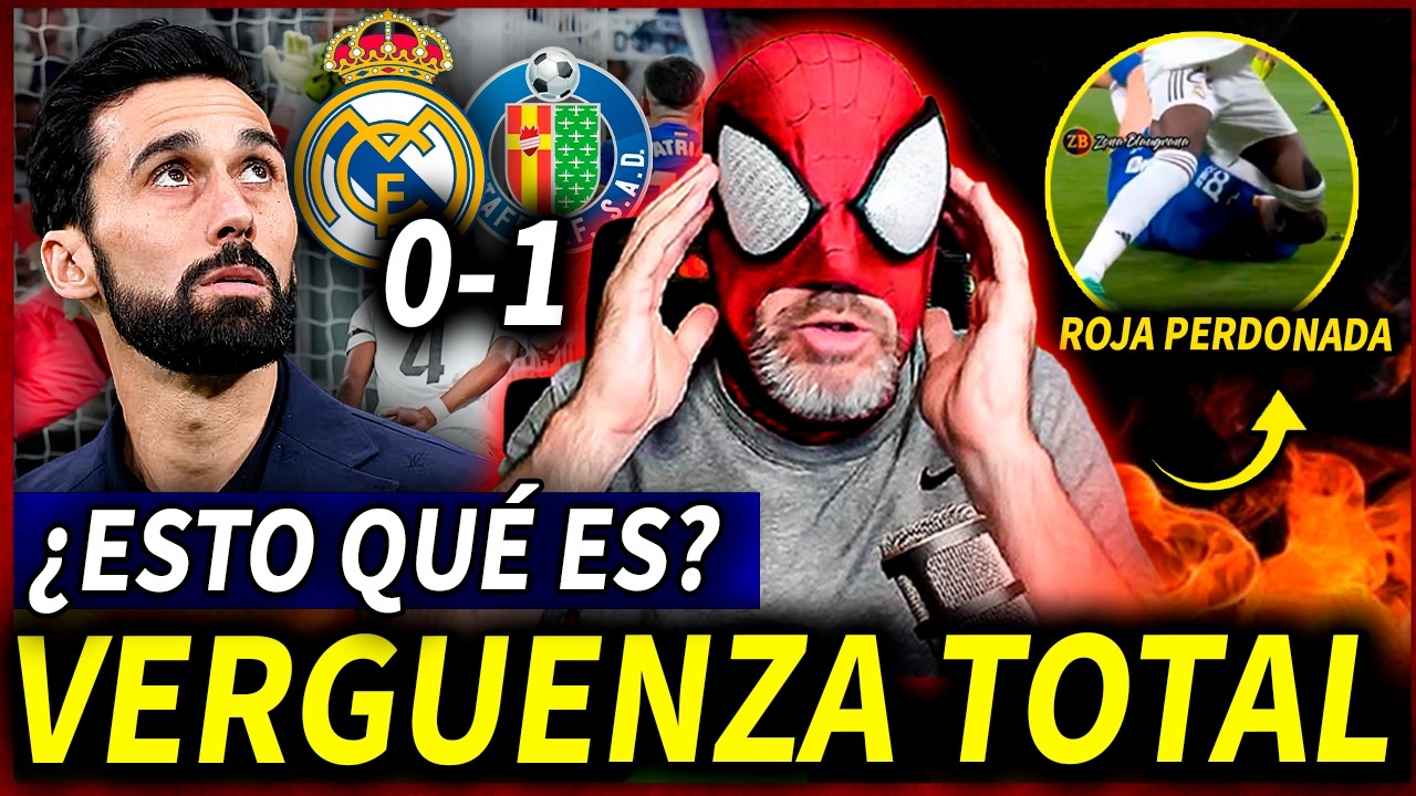 🤯&iexcl;NI ROBANDO PUEDEN! &iexcl;EL MADRID PIERDE 0-1 CONTRA el GETAFE (CRISIS M&Aacute;XIMA)