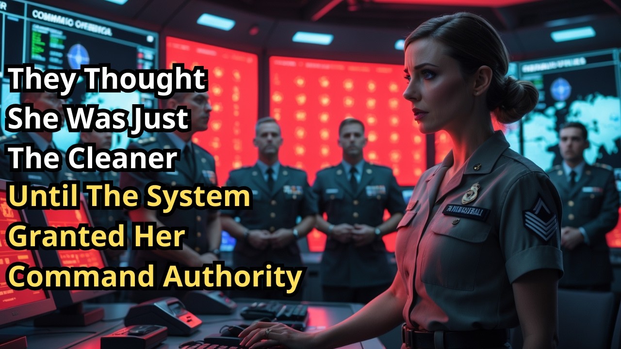They Thought She Was Just The Cleaner — Until The System Granted Her Command Authority
