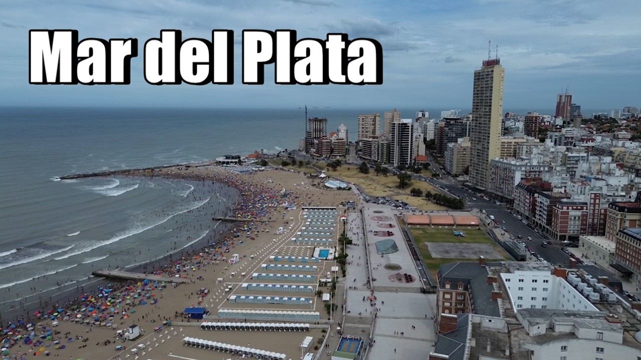 RECORRIENDO LA CIUDAD FELIZ | MAR DEL PLATA | BUENOS AIRES | ARGENTINA | VISTA AEREA | DJI