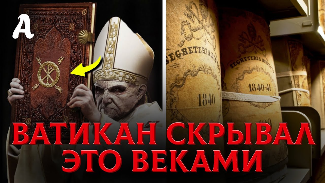 Ватикан Скрывал Это Веками. Шокирующие Находки в Закрытых Архивах