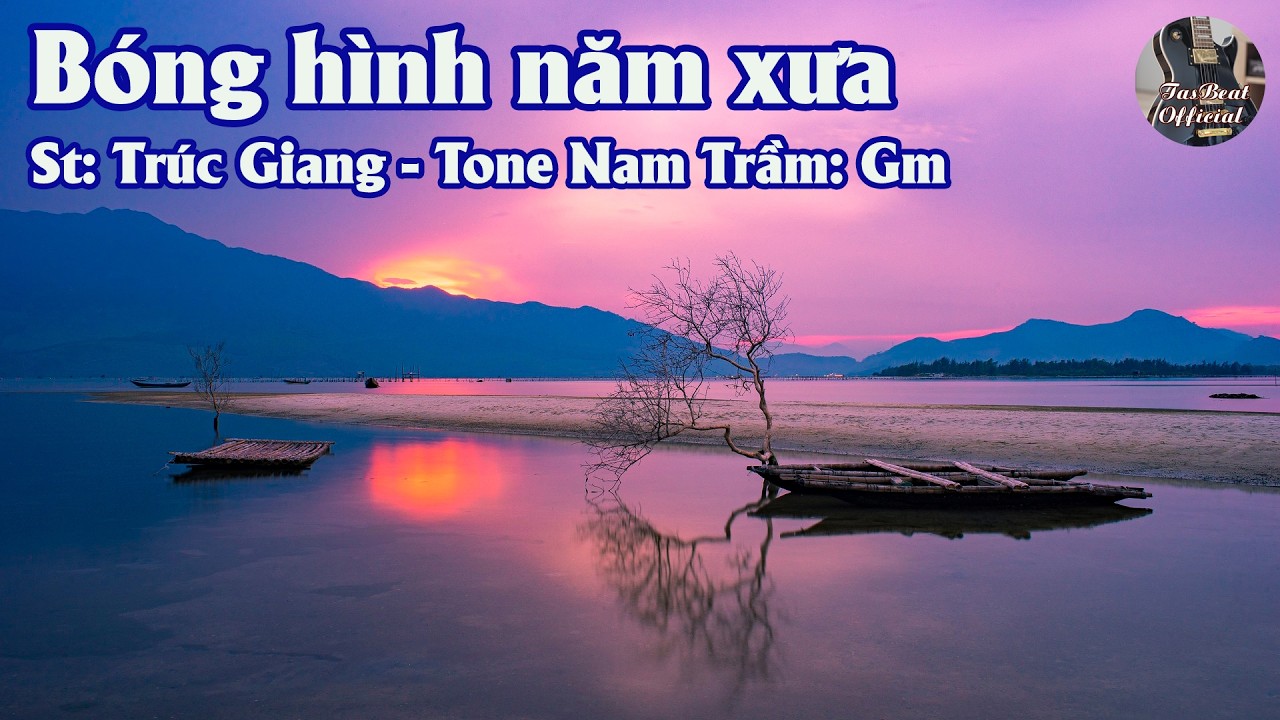 Karaoke Bóng Hình Năm Xưa Tone Nam Trầm | TAS BEAT