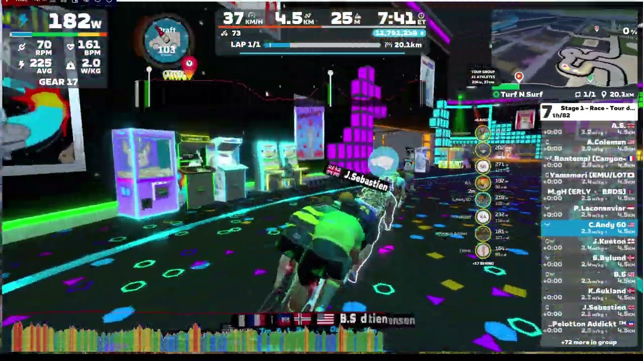 2026 01 07 Tour d Zwift stage 1 210-330