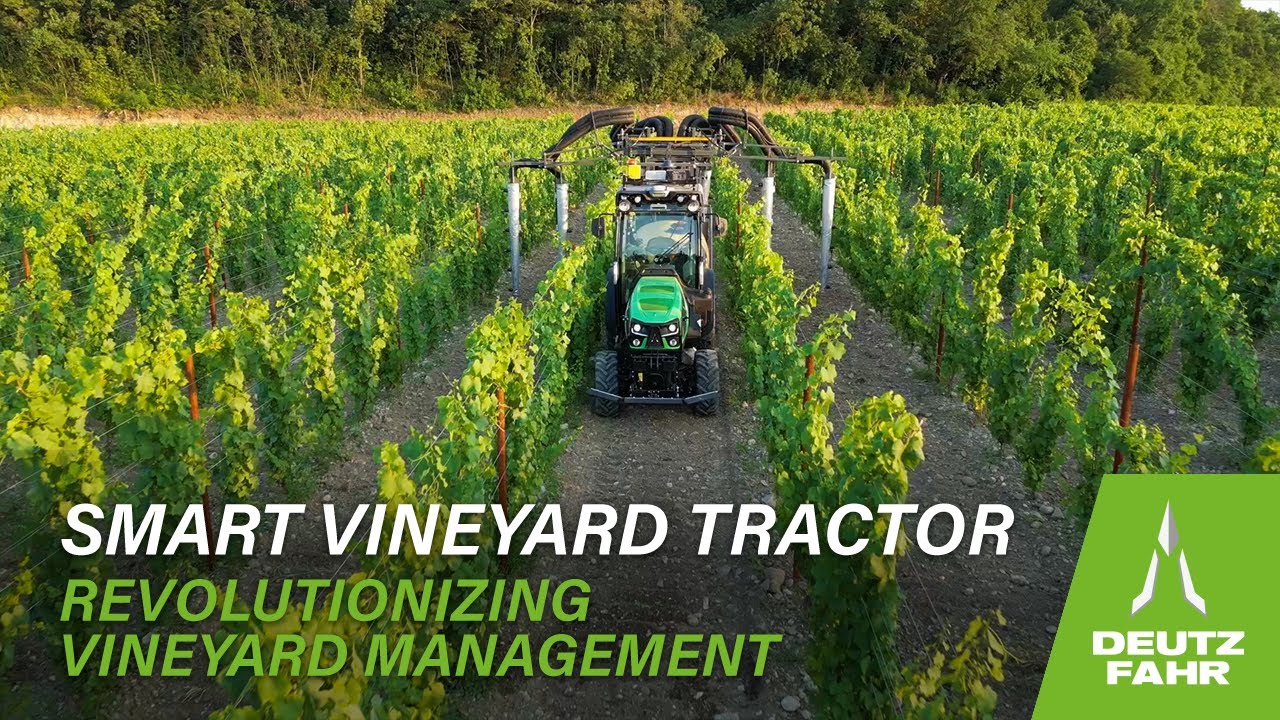 Revolutionizing Vineyard Management: The Smart Vineyard Tractor by DEUTZ-FAHR