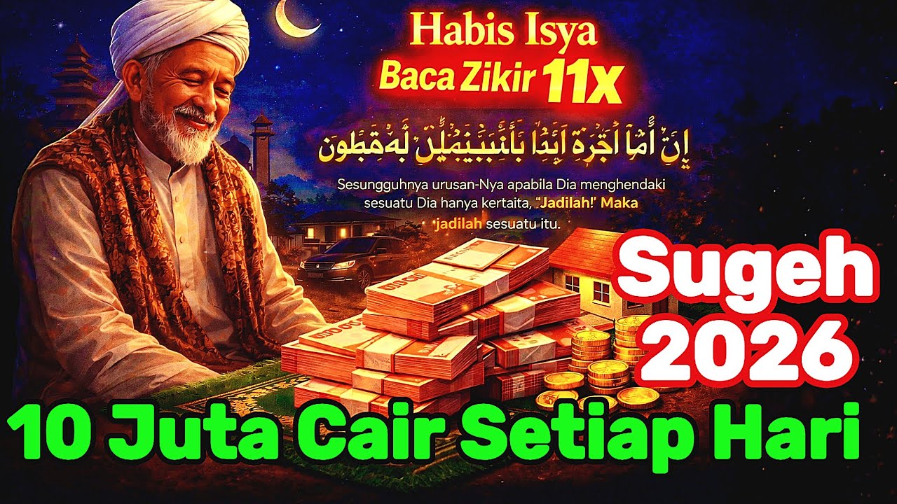 Setelah ISYA BACA DZIKIR INI 11X❗Tidak Sampai 3 Hari Kaya Raya Tanpa Kerja Keras,Doa Mustajab,Sugeh