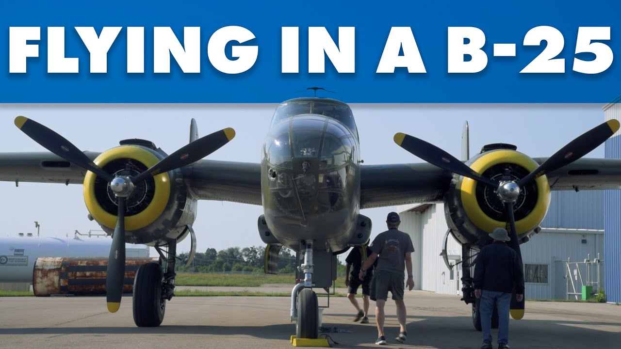 Flying in a WW2 B-25 Bomber!