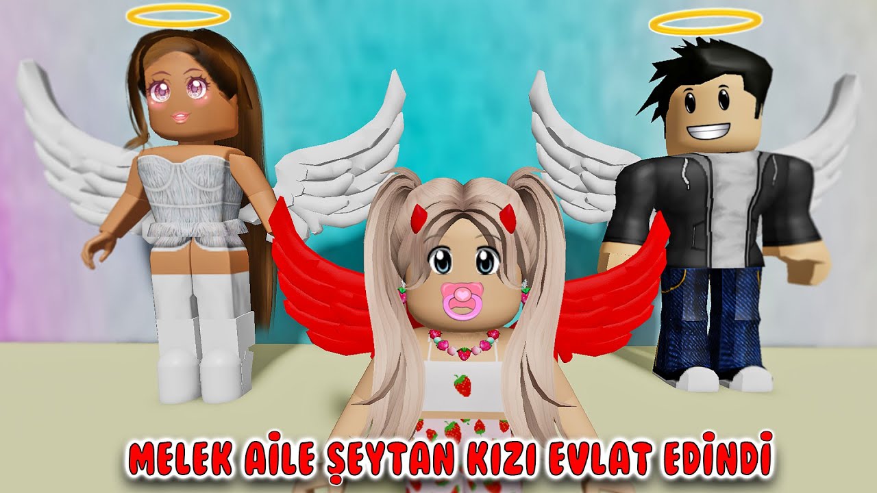👼🏼 MELEK AİLE ŞEYTAN KIZI EVLAT EDİNDİ 👨‍👩‍👧 (KOMİK HİKAYE ) | ROBLOX BROOKHAVEN !