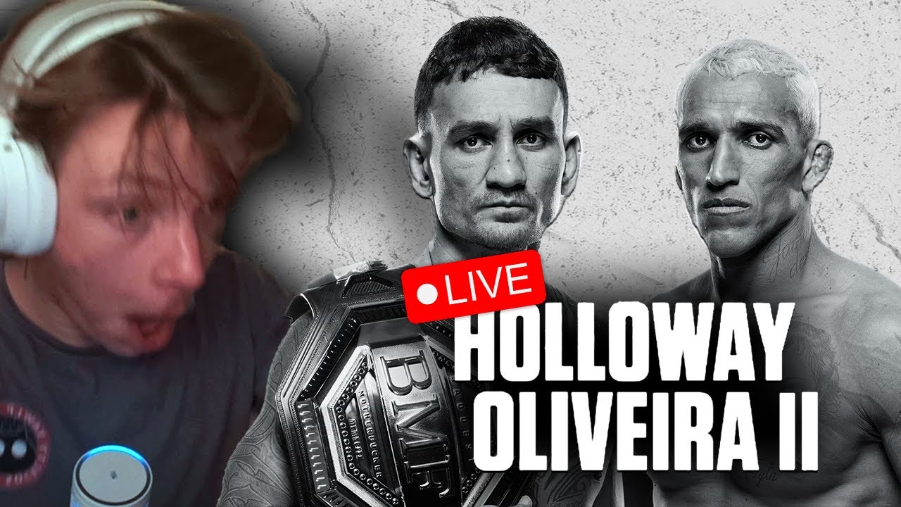 🔴UFC 326: Holloway vs Oliveria 2 LIVESTREAM WATCH PARTY!! - SMOKED