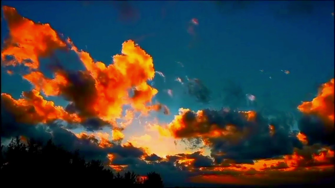 beautiful sunset sky || whatsapp status video