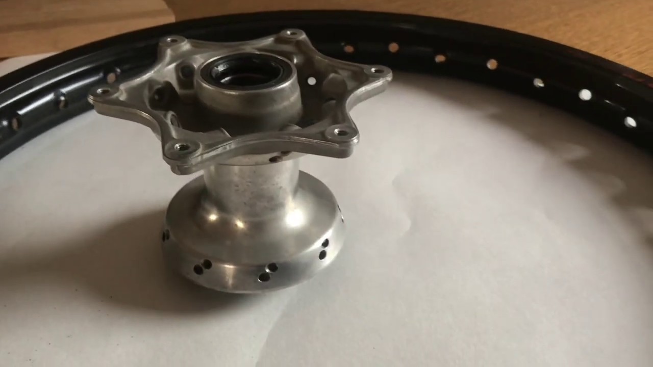 How to Lace a KTM Wheel with stainless spokes- Part 2