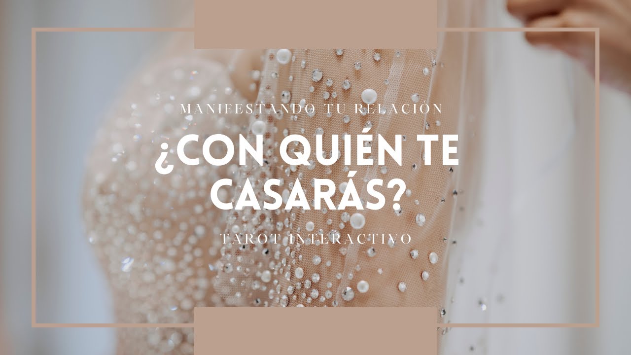 ¿Con quién te casarás? 💍💕 SOLTEROS | Tarot Interactivo 🔮