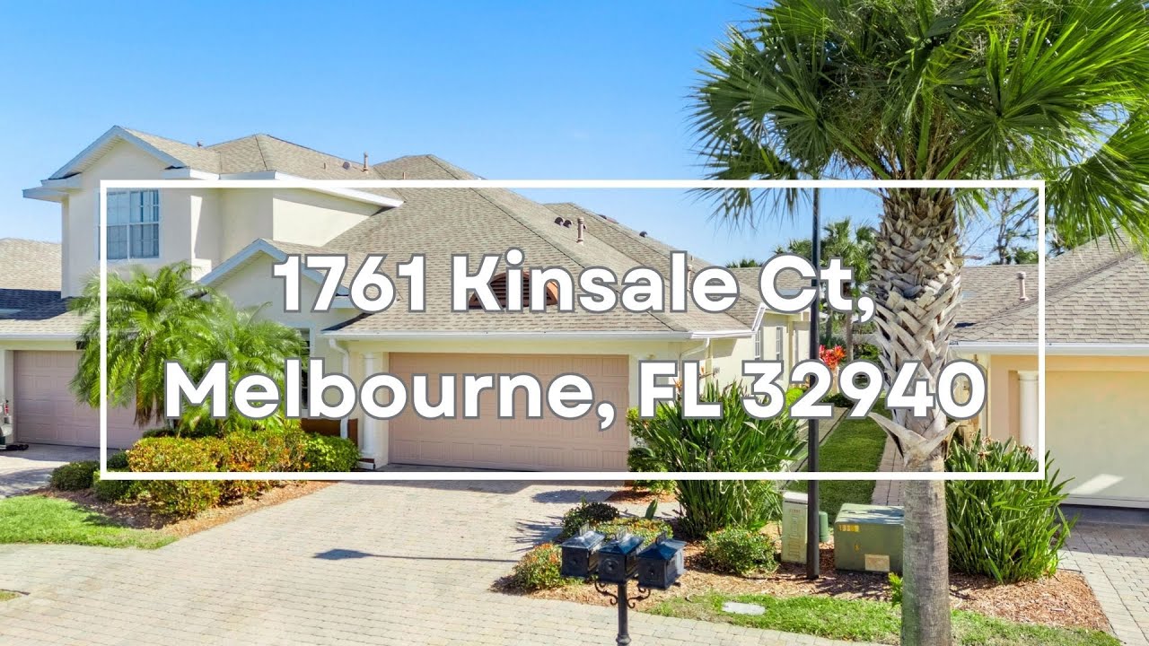 Low-Maintenance End-Unit Townhome in Gated Community | Cul-de-Sac | Viera Schools