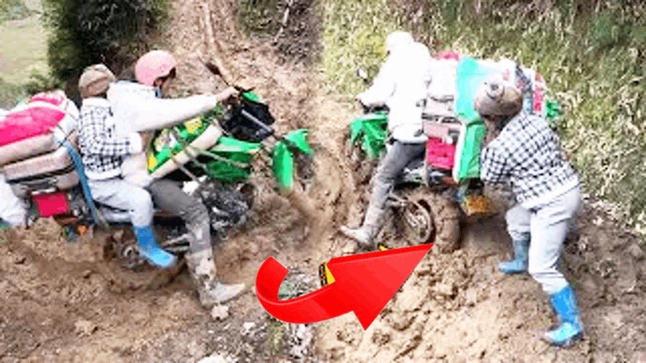 Cars don't want to do the work, so the motorcycle boss is kind enough to help