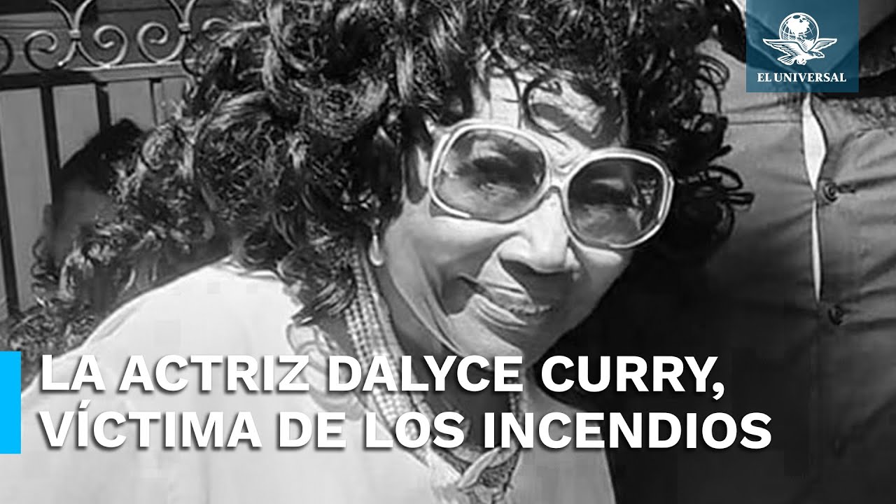 Muere la actriz Dalyce Curry por incendios en Los Ángeles; quedó atrapada en su casa