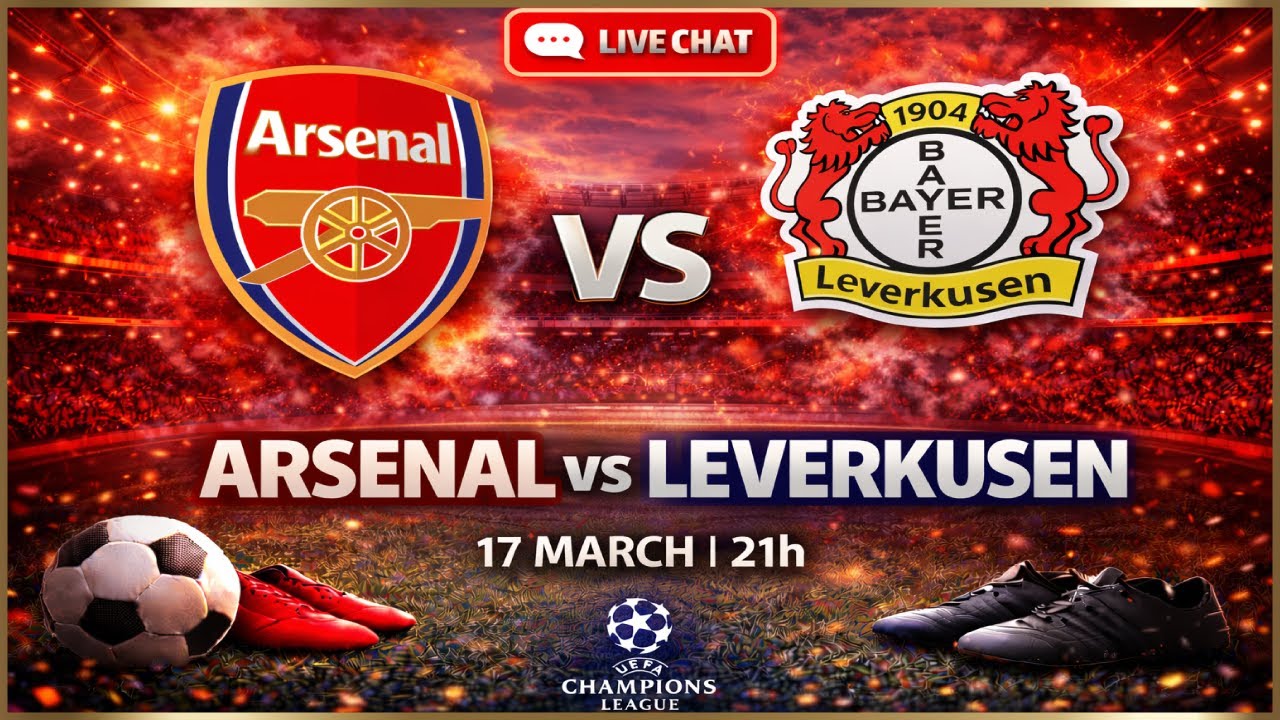 ARSENAL VS LEVERKUSEN - LIVE Watchalong I G-RedTAKE &Co.