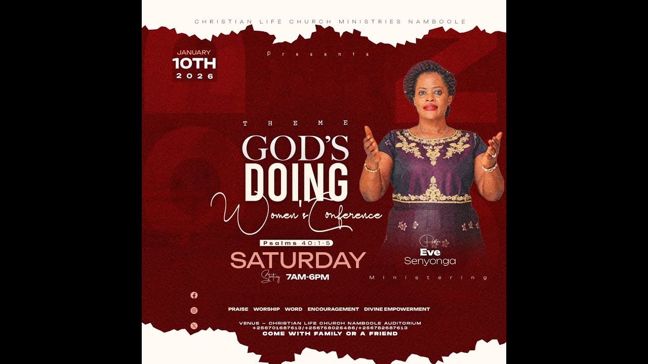 P. EVE SSENYONGA MINSTERING AT HANNAH