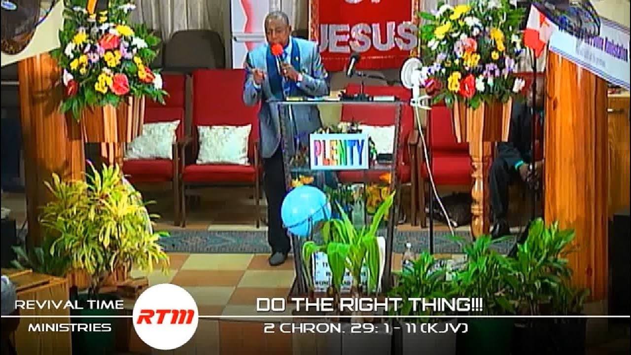 Bishop Dr. G. G. Cooper - Do The Right Thing  Part1