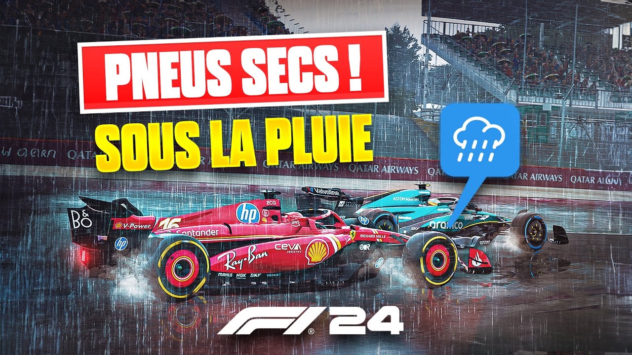 GAGNER SOUS LA PLUIE EN PNEU SEC VS IA 0%