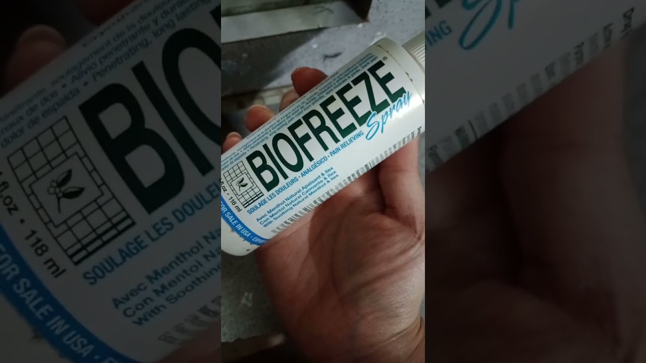 Pain reliving spray #heath #biofreeze #deepheat #atira