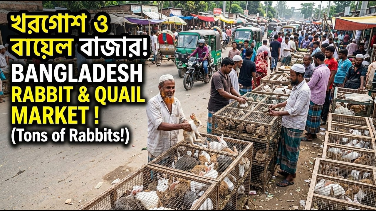 03032026 আজ মঙ্গলবার। খুবই কম মূল্যে দেশি খরগোশ, কোয়েল পাখি কিনুন। ShomiAgro&Vlog