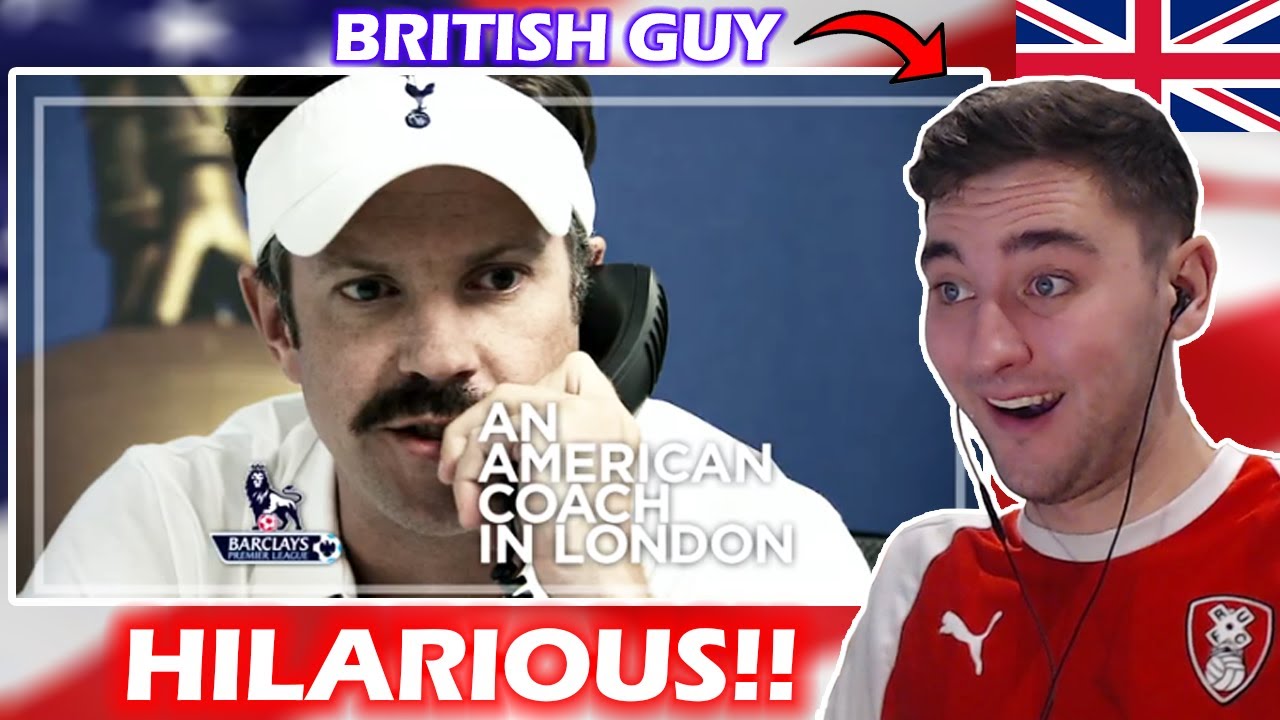 British Guy first time Reaction to Ted Lasso (Coach Lasso) - An American Coach in London