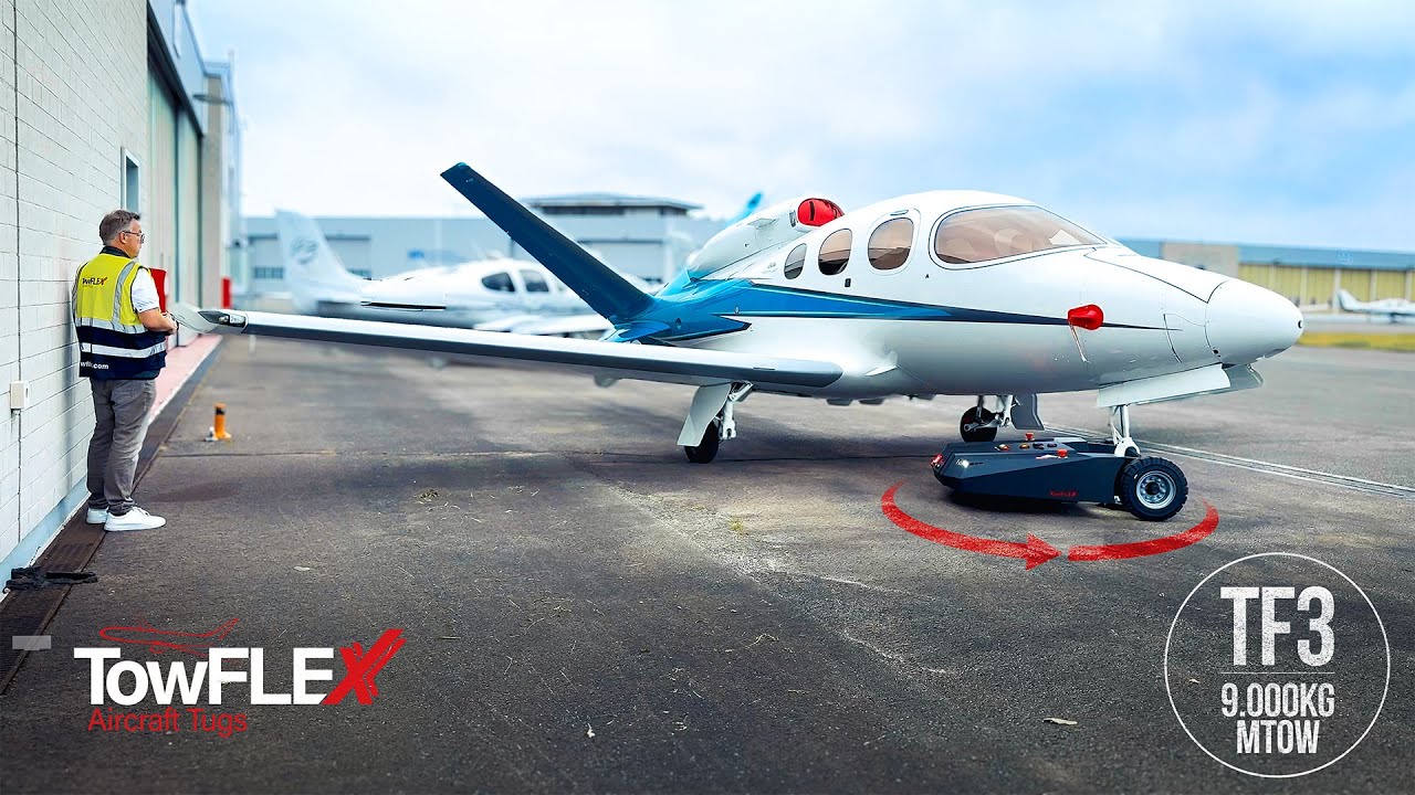TowFLEXX TF3 - Cirrus SF50 Vision Jet | Electric Remote Controlled Aircraft Tug