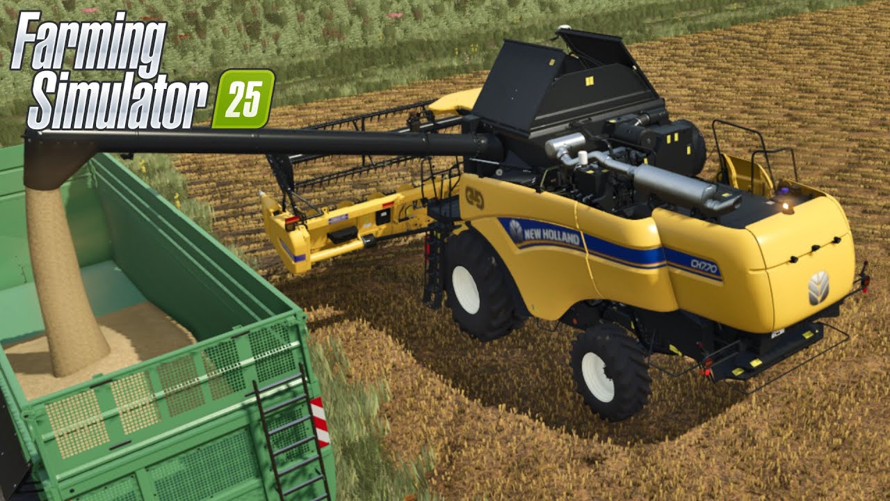 HARVESTING OAT in the Farming Simulator 25 - FS25 ROLEPLAY