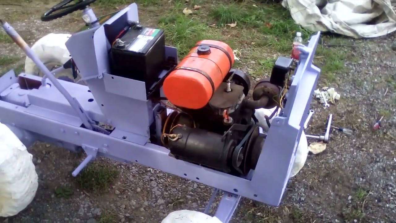 Cub Cadet 70 post-repaint test run