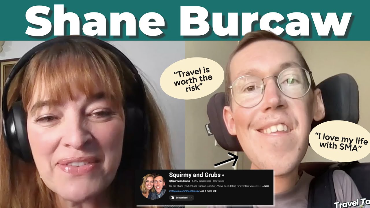 Interview w/SHANE BURCAW from Squirmy and Grubs: Laughing at My Nightmare, Love, Travel, SMA, + more