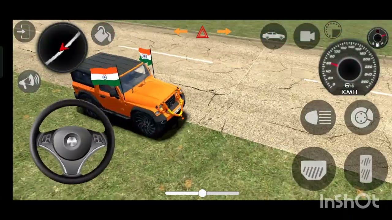 Модифицированный Mahindra Thar😈Игры: Indian Thar (Gadi Wala Games) Автомобильная игра для Android...