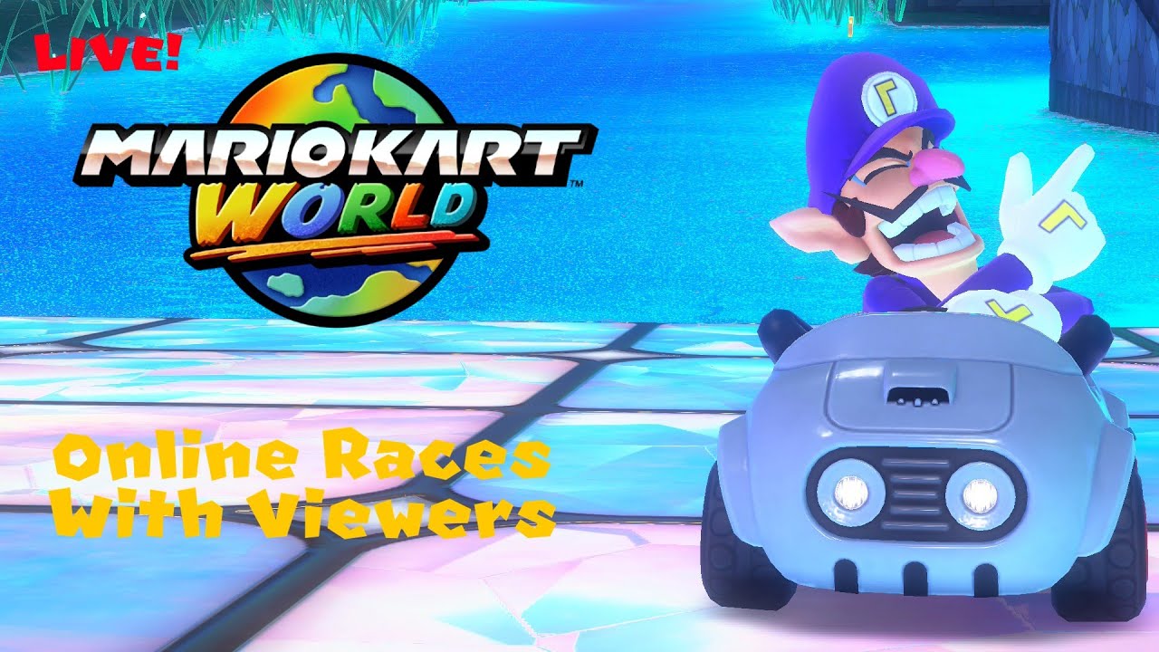 Waluigi Will Bring Chaos To The Races! Mario Kart World Online Races