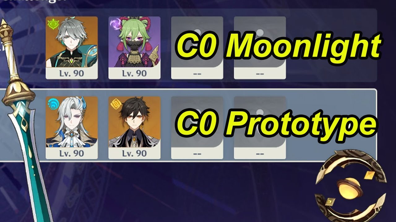 [F2P Guide] Alhaitham C0 & Neuvillette C0 prototype amber Spiral abyss 4.3 floor 12 genshin impact