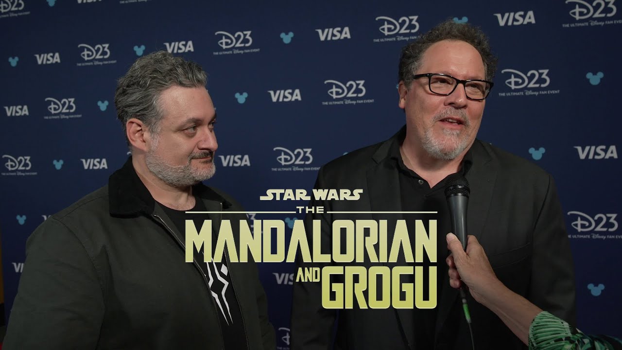 STAR WARS THE MANDALORIAN AND GROGU movie Jon Favreau & Dave Filoni at D23 - August 9, 2024 4K