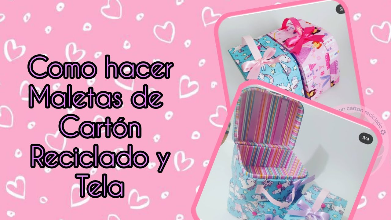 maletas de cartón y tela