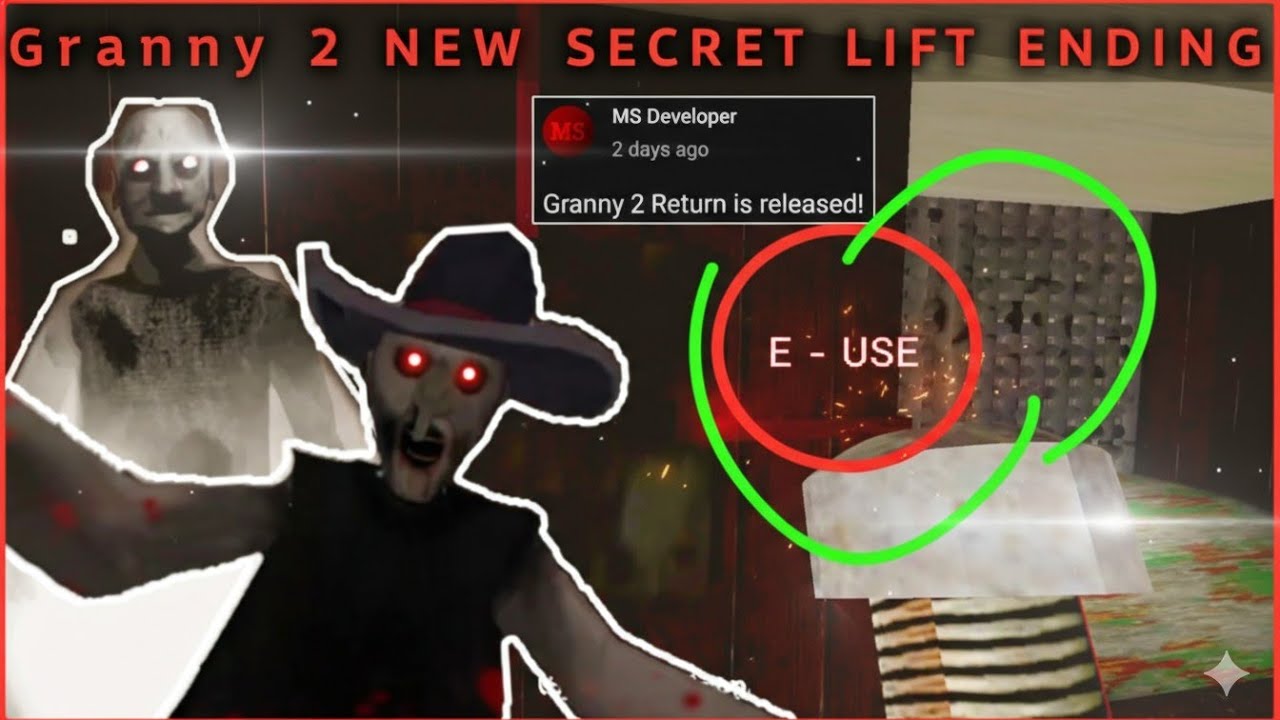 Granny new secret lift ending