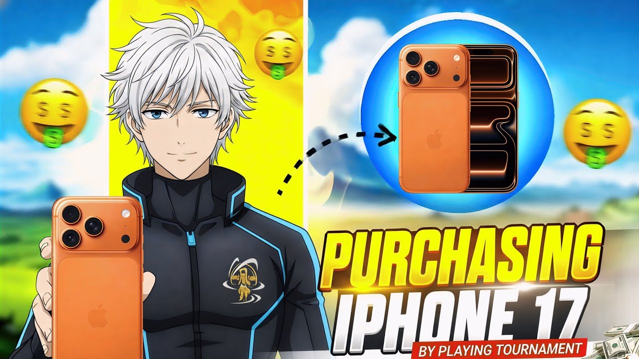 I updating my old phone 📱 into iPhone 17🔥 Pro Max buy solo tournament 💀