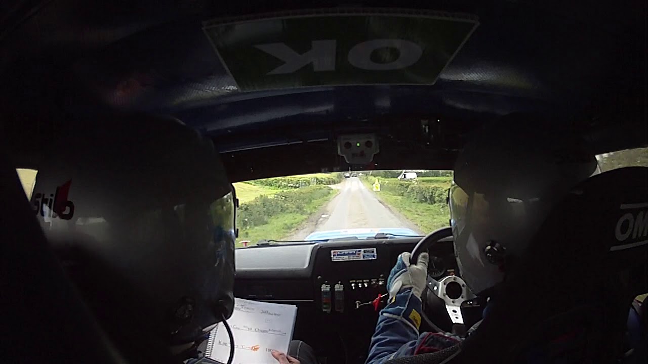 Shane & Ciaran Carr Cavan Stages rally 2019 Incar ss4