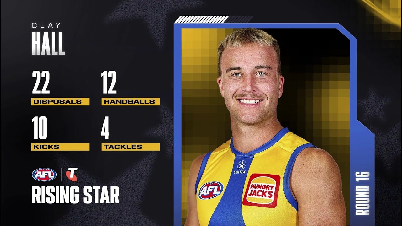 Round 16 Telstra AFL Rising Star nominee: Clay Hall