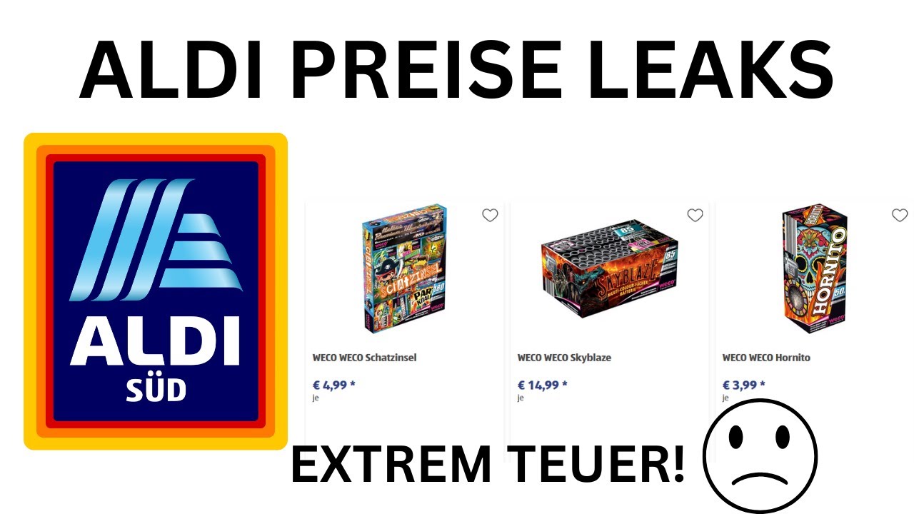 Aldi leaked die Preise ABSICHTLICH??!! 😍🧨| Silvestervorfreude 2025/2026 | Pyro Superstars