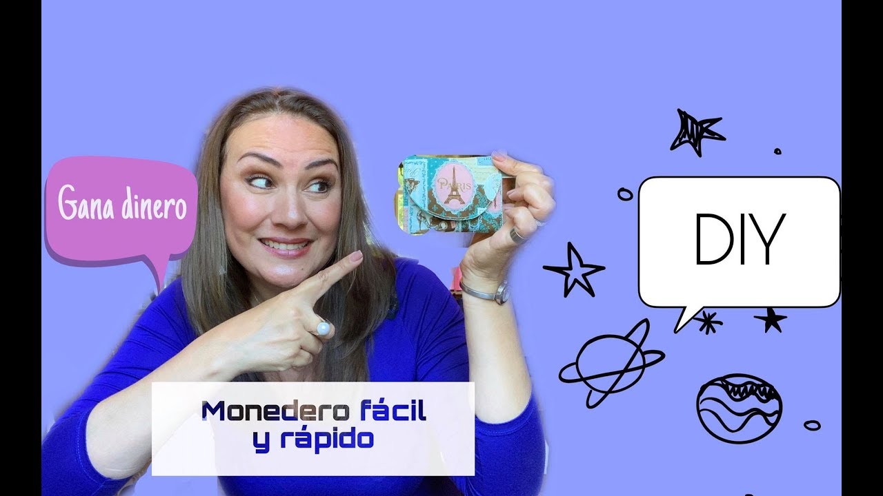 DIY | COMO HACER UN MONEDERO FACILÍSIMO | mamá alba