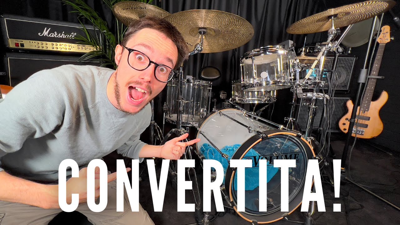 Come ho CONVERTITO la mia BATTERIA ACUSTICA in ELETTRONICA - GUIDA COMPLETA - TUTORIAL
