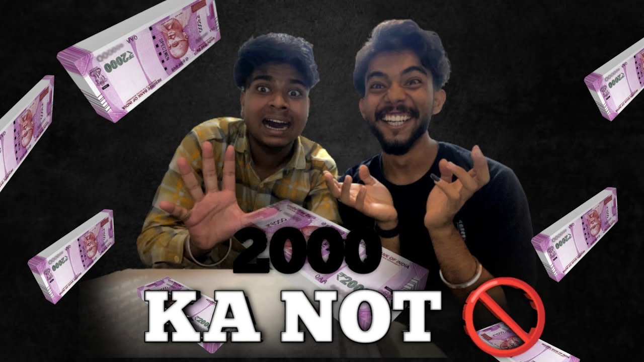 2000 HAJAR KA NOTE HUA BANDE NOT 🚫 #trending #breakingnews #comedy