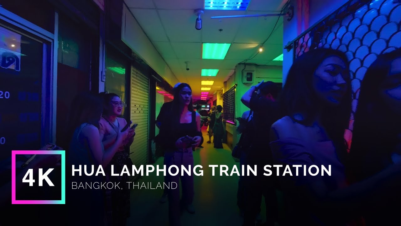Creative Lights @Hua Lamphong Train Station | Virtual Walking Tour | Bangkok, Thailand