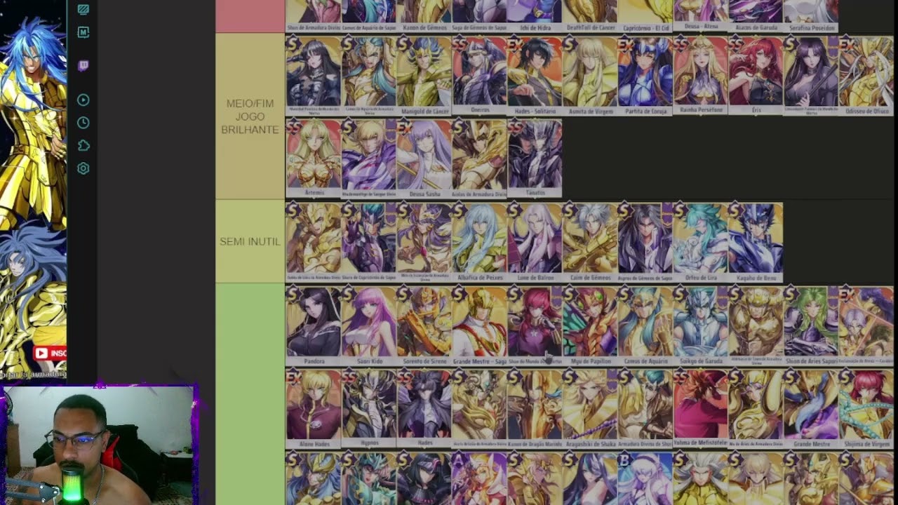 Saint Seiya awekening: TierList para inicio de servidor 2026