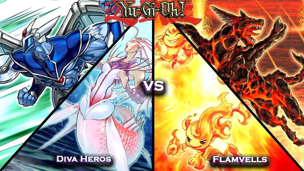Yu-Gi-Oh! Retro Duel #34 Diva HEROs (2010) vs. Flamvells (2010) - YGOPRO Duels
