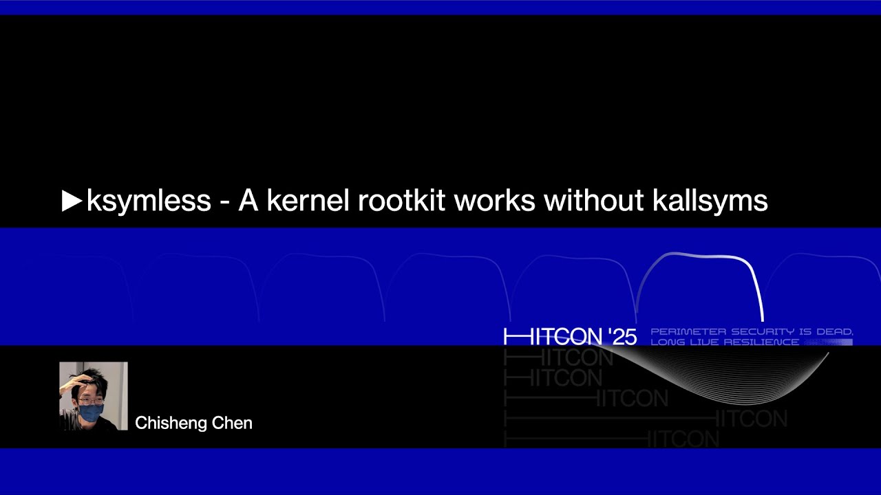 ksymless - A kernel rootkit works without kallsyms